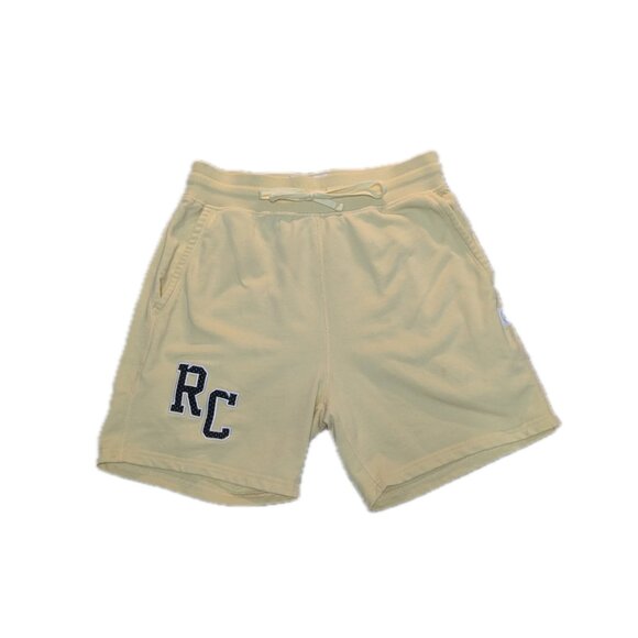 Reigning Champ RC Logo Sweat Shorts - Size S - Yellow - Picture 1 of 4